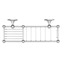 Chatsworth 1928 Traditional Large Soap Basket - Chrome -Dunelm Shop 003cht n d1