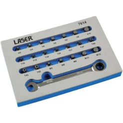 Laser 7614 22 Piece Low Profile Bit Set