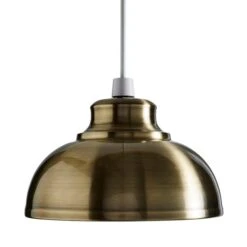 Galley Antique Brass Easy Fit Pendant -Dunelm Shop 1000038961 alt04
