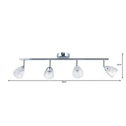 Dunelm Balston 4 Light Glass Spotlight Bar -Dunelm Shop 1000119784 alt06