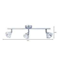 Dunelm Khobi 3 Light Glass Spotlight Bar 11 Dunelm Khobi 3 Light Glass Spotlight Bar -Dunelm Shop 1000119895 alt06
