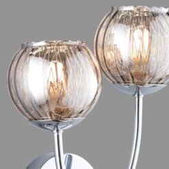 Dunelm Arta 2 Light Chrome Wall Light -Dunelm Shop 1000137352 alt02