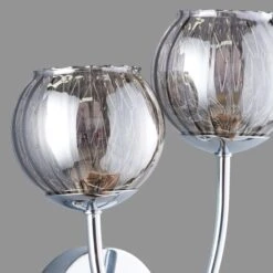 Dunelm Arta 2 Light Chrome Wall Light -Dunelm Shop 1000137352 alt03