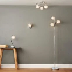 Dunelm Cecilie 3 Arm Chrome Floor Lamp -Dunelm Shop 1000137376 alt05