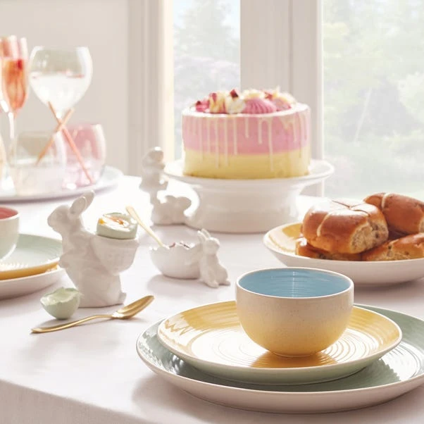 Dunelm Lulworth Seafoam 12 Piece Dinner Set 4 Dunelm Lulworth Seafoam 12 Piece Dinner Set - Image 4