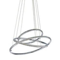 Dunelm Cali 3 Light Integrated LED Hoop Crystal Ceiling Fitting -Dunelm Shop 1000149123 alt05