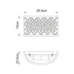 Vogue Lighting Vogue Hudson 2 Light Crystal Wall Light -Dunelm Shop 1000156385 alt04