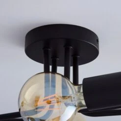 Dunelm Kacy 4 Light Black Flush Ceiling Fitting 8 Dunelm Kacy 4 Light Black Flush Ceiling Fitting -Dunelm Shop 1000157752 alt02