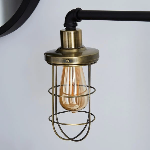 Dunelm Milas Pipe Black Industrial Floor Lamp 3 Dunelm Milas Pipe Black Industrial Floor Lamp - Image 3