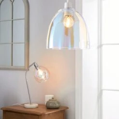 Dunelm Latisha Iridescent Easy Fit Pendant -Dunelm Shop 1000158695 alt08