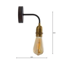 Dunelm Marsden Antique Brass Industrial Wall Light 10 Dunelm Marsden Antique Brass Industrial Wall Light -Dunelm Shop 1000158761 alt04