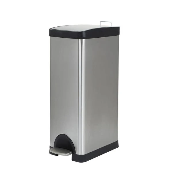 Dunelm Stainless Steel 30L Slim Recycling Bin 2 Dunelm Stainless Steel 30L Slim Recycling Bin - Image 2
