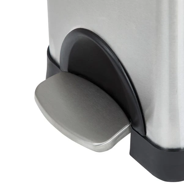 Dunelm Stainless Steel 30L Slim Recycling Bin 4 Dunelm Stainless Steel 30L Slim Recycling Bin - Image 4