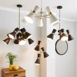 Dunelm Archie Black Floor Lamp -Dunelm Shop 1000169103 alt05