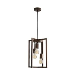 Dunelm London 3 Light Bronze Industrial Pendant Fitting -Dunelm Shop 1000169189 alt04