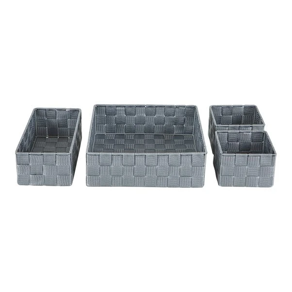 Dunelm Set Of 4 Grey Nylon Drawer Organisers 2 Dunelm Set Of 4 Grey Nylon Drawer Organisers - Image 2