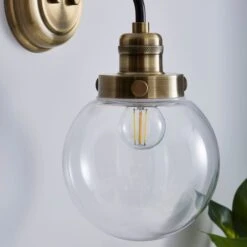 Dunelm Broden Bathroom Wall Light Ant Brass 8 Dunelm Broden Bathroom Wall Light Ant Brass -Dunelm Shop 1000182577 alt02