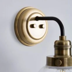 Dunelm Broden Bathroom Wall Light Ant Brass 9 Dunelm Broden Bathroom Wall Light Ant Brass -Dunelm Shop 1000182577 alt03