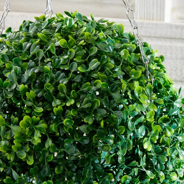 Dunelm Artificial Green Topiary Ball 2 Dunelm Artificial Green Topiary Ball - Image 2