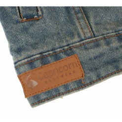 Men's Vest CAPRICORN ROCKWEAR - Blue With Frayed Arms -Dunelm Shop 114977 w012