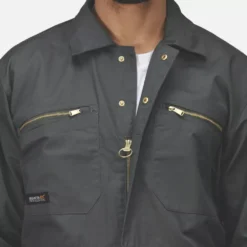 Regatta Zip Fasten All-in-1s Coverall Sage Large 41 1/2" Chest 34" Leg 13 Regatta Zip Fasten All-in-1s Coverall Sage Large 41 1/2" Chest 34" Leg -Dunelm Shop 290HY A5