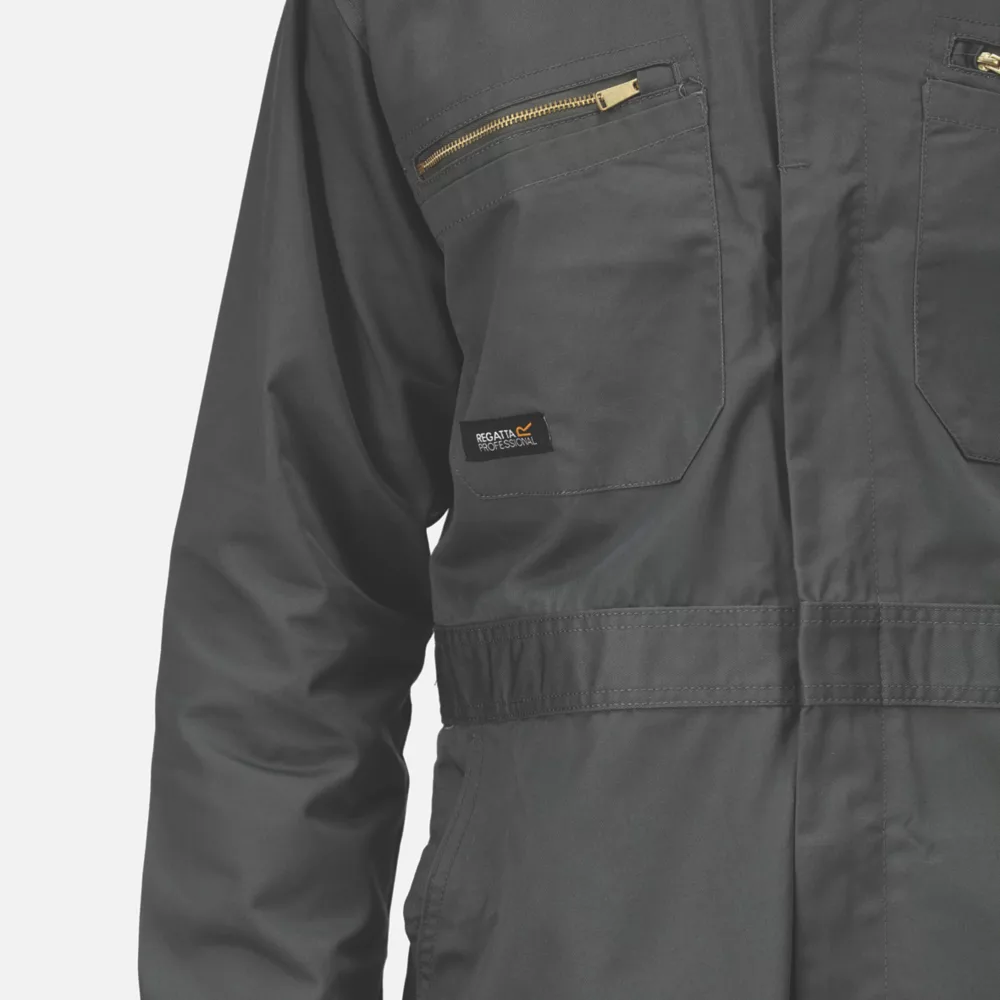Regatta Zip Fasten All-in-1s Coverall Sage Large 41 1/2" Chest 34" Leg 7 Regatta Zip Fasten All-in-1s Coverall Sage Large 41 1/2" Chest 34" Leg - Image 7