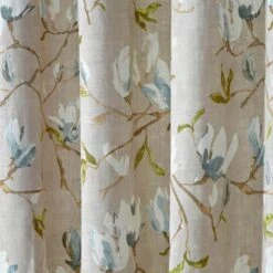 Luxury Collection Magnolia Green Pencil Pleat Curtains -Dunelm Shop 30238320 alt02