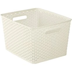 Curver 18L Vintage White Basket