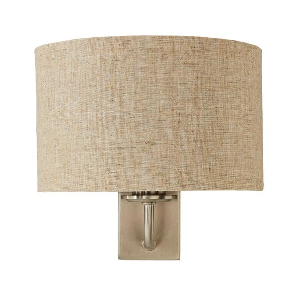 Dunelm Preston Ivory Linen Shaded Wall Light 5 Dunelm Preston Ivory Linen Shaded Wall Light - Image 5