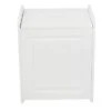 Lloyd Pascal Verona White Laundry Basket