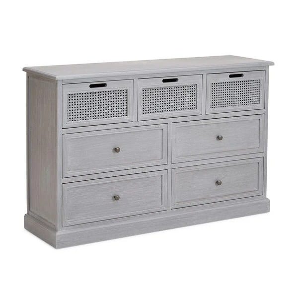 Dunelm Lucy Cane 7 Drawer Chest 4 Dunelm Lucy Cane 7 Drawer Chest - Image 4