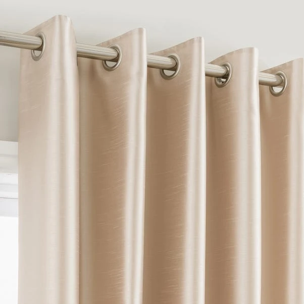 Dunelm Montana Cream Eyelet Curtains 1 Dunelm Montana Cream Eyelet Curtains