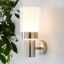 Dunelm Adoni Steel Outdoor Wall Light