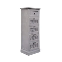 Dunelm Lucy Cane Tall 5 Drawer Chest -Dunelm Shop 30645311 alt04