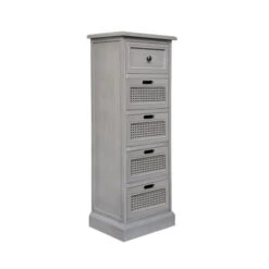 Dunelm Lucy Cane Tall 5 Drawer Chest -Dunelm Shop 30645311 alt05
