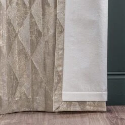 Luxury Collection Luxor Metallic Champagne Eyelet Curtains -Dunelm Shop 30670299 alt06