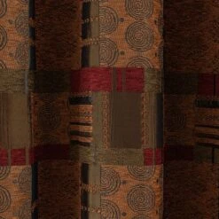 Luxury Collection Prague Chenille Terracotta Eyelet Curtains -Dunelm Shop 30716846 alt02