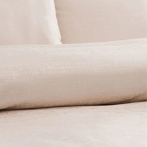 Dunelm Tegan Champagne Textured Duvet Cover And Pillowcase Set 5 Dunelm Tegan Champagne Textured Duvet Cover And Pillowcase Set - Image 5