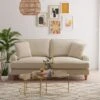 Dunelm Beatrice Luna Fabric 4 Seater Sofa