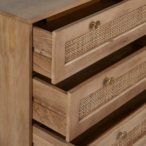 Dunelm Indi 3 Drawer Chest, Mango Wood 5 Dunelm Indi 3 Drawer Chest, Mango Wood - Image 5