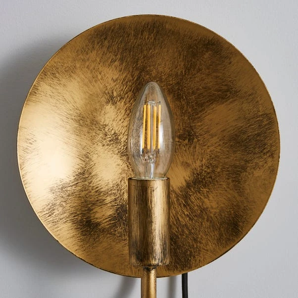 Dunelm Reflect Easy Fit Plug In Wall Light 4 Dunelm Reflect Easy Fit Plug In Wall Light - Image 4