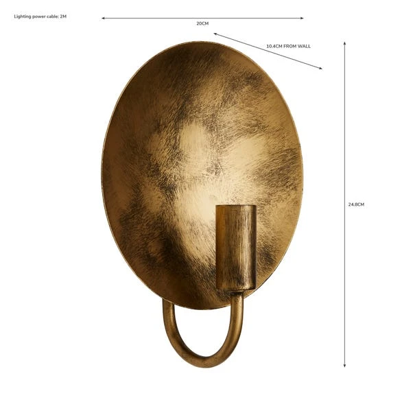 Dunelm Reflect Easy Fit Plug In Wall Light 6 Dunelm Reflect Easy Fit Plug In Wall Light - Image 6