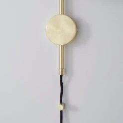 Dunelm Palazzo Gold Effect Easy Fit Plug In Wall Light -Dunelm Shop 30731207 alt03