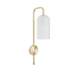 Dunelm Palazzo Gold Effect Easy Fit Plug In Wall Light -Dunelm Shop 30731207 alt05