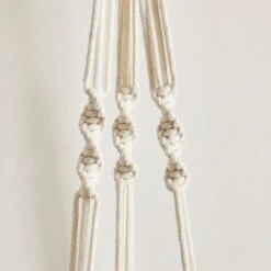 Dunelm Hanging Ceramic Pot With Macrame -Dunelm Shop 30732438 alt04