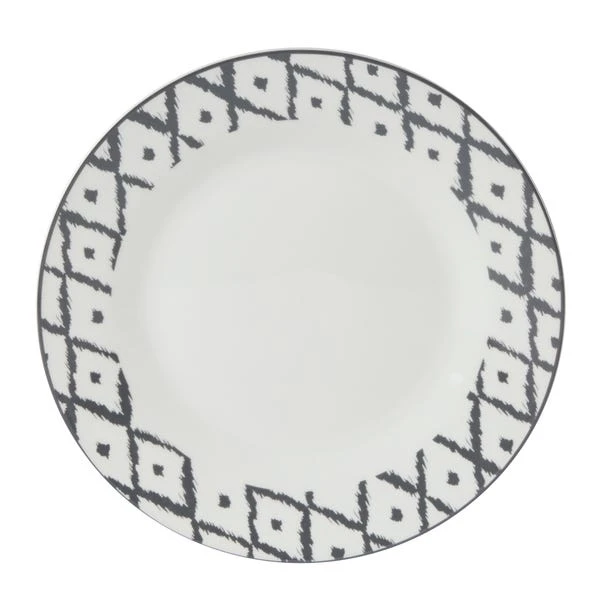Dunelm Ikat 12 Piece Dinner Set 2 Dunelm Ikat 12 Piece Dinner Set - Image 2