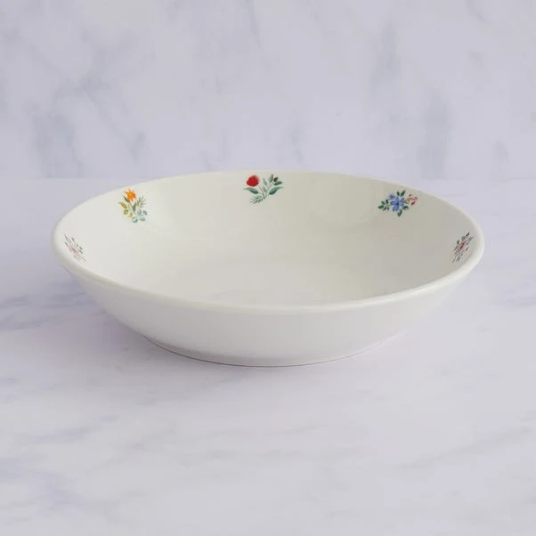 Dunelm Ditsy Floral Porcelain Pasta Bowl 2 Dunelm Ditsy Floral Porcelain Pasta Bowl - Image 2