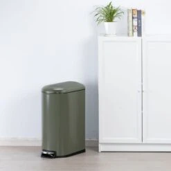 40L Elements Tall Slim Pedal Bin
