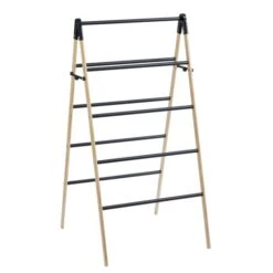 Dunelm Ladder Bamboo Matt Black Indoor Airer -Dunelm Shop 30734920 alt04
