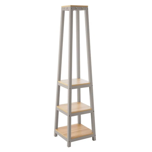 Dunelm Bromley Corner Coat Stand Grey 2 Dunelm Bromley Corner Coat Stand Grey - Image 2